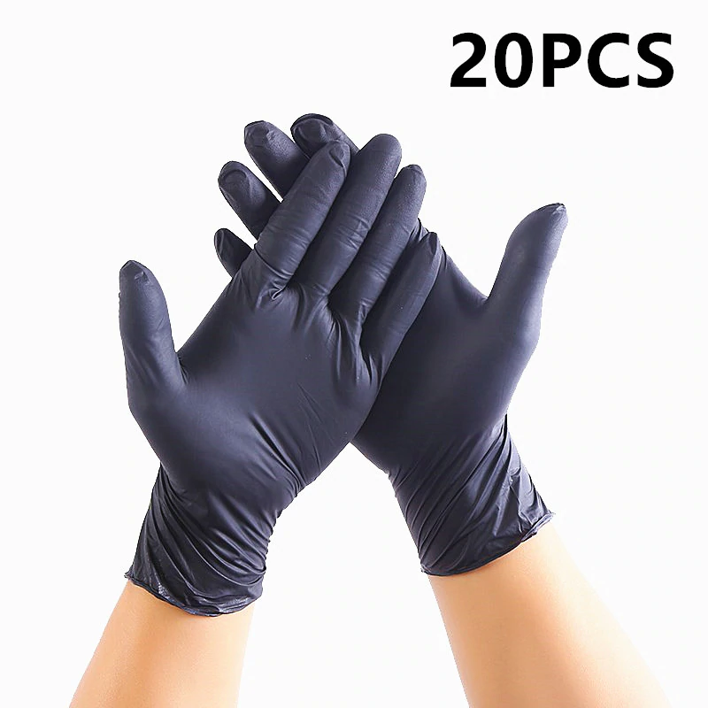 Anti Virus gloves | 100 pcs/pack Latex high elasticity PVC inspection Protective Surgical  gloves gloves Anti Virus Influenza and Bacteria and oil