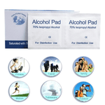 Load image into Gallery viewer, Alcohol Wet Wipe Disposable Pad | 100 Pcs Alcohol Wet Wipe Disposable Disinfection Prep Swap Pad  Antiseptic Skin Cleaning Care Jewelry Mobile Phone Clean Wipe
