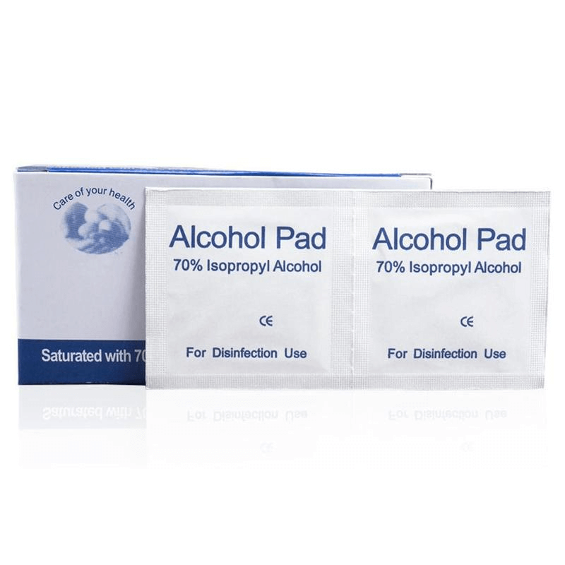 Alcohol Wet Wipe Disposable Pad | 100 Pcs Alcohol Wet Wipe Disposable Disinfection Prep Swap Pad  Antiseptic Skin Cleaning Care Jewelry Mobile Phone Clean Wipe