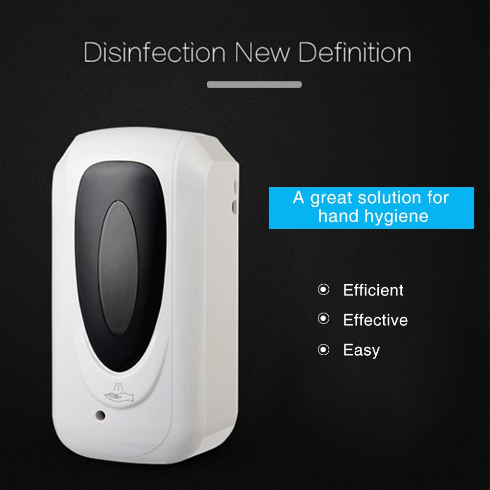 Automatic Hand Disinfection Machine | Touch-less Hand Disinfection Machine Automatic Soap Dispenser Wall-mounted Sensor Mist Spray Hand Sanitizer Disinfection 1000ML