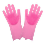 Load image into Gallery viewer, Kitchen Gloves | 1 Pair Gloves Kitchen Silicone Cleaning Gloves Magic Silicone Dish Washing Glove for Household Scrubber Rubber Kitchen Clean Tool
