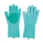 Load image into Gallery viewer, Kitchen Gloves | 1 Pair Gloves Kitchen Silicone Cleaning Gloves Magic Silicone Dish Washing Glove for Household Scrubber Rubber Kitchen Clean Tool
