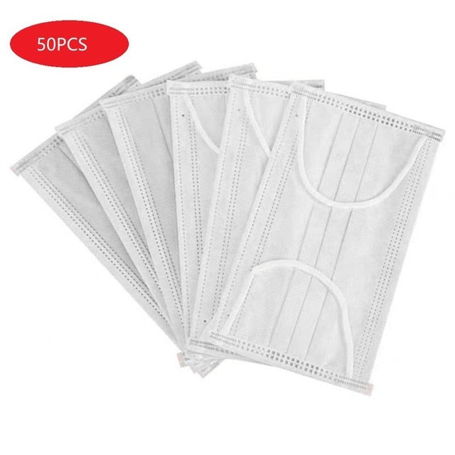 Medical Surgical Mask | Face Mask Anti Dust Mouth Filter Anti Bacterial Disposable Mask 3 Layers Protective Baby, Adult Masks